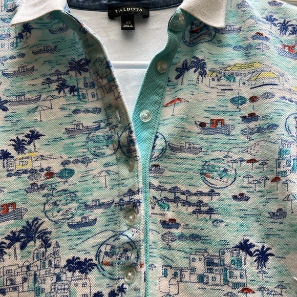2/$10
Talbots dress scenic santorini dress XS vacation cruise polo - Picture 5 of 10